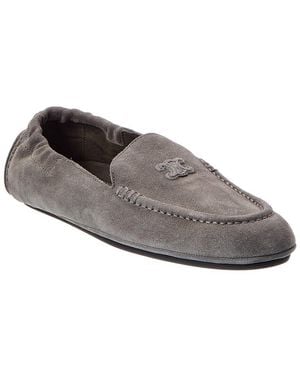 Celine Adam Suede Loafer - Gray