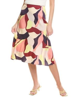 Marimekko Kreppi Kamelia Midi Skirt - Pink