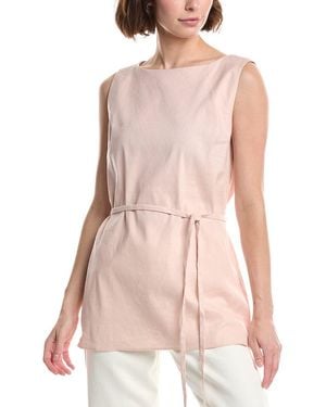 Rag & Bone Holland Linen-Blend Tunic - Pink