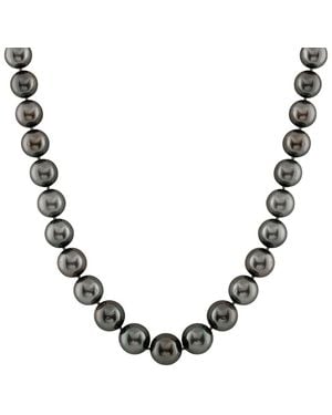 Masako Pearls 14k 10-14mm Tahitian Pearl Necklace - Multicolour