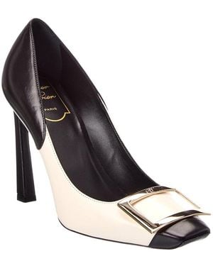 Roger Vivier Leather Pump - White