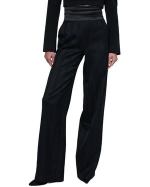 L'Agence Minerva Cummerbund Trouser - Black