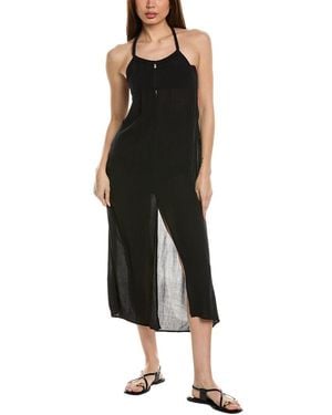 ViX Solid Sally Long Cover-Up - Black