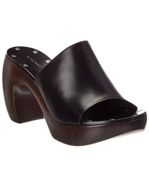 Givenchy Leather Clog - Black