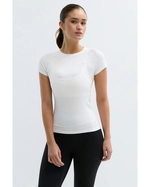 Gina Tricot Soft Yoga Tee - Weiß