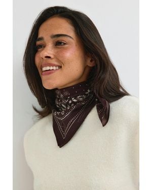 Gina Tricot Cotton Bandana Scarf - Noir