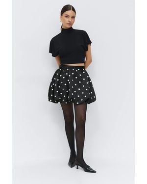 Gina Tricot Balloon Skirt - Blauw