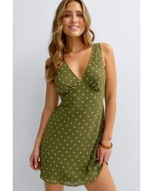 Gina Tricot Mini Dress - Groen