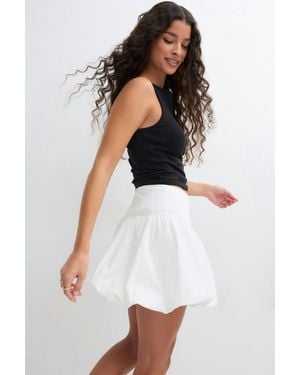 Gina Tricot Balloon Skirt - Wit