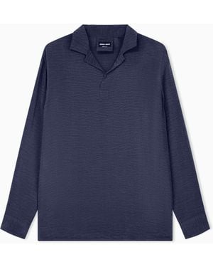 Giorgio Armani Oversized Shirt - Blue