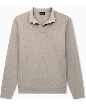 Giorgio Armani Polo Shirt Regular Fit - Grey