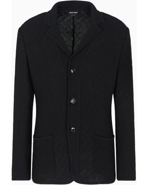 Giorgio Armani Single-Breasted Jacket - Black
