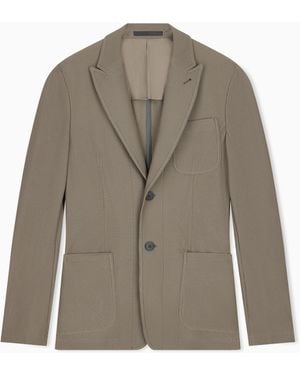 Giorgio Armani Single-Breasted Jacket - Brown