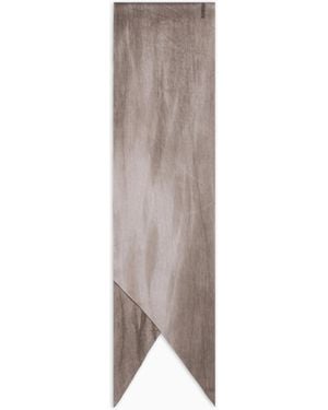 Giorgio Armani Small Silk Scarf - Natural