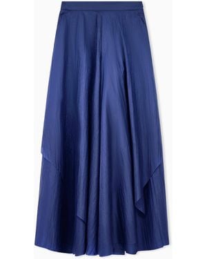 Giorgio Armani Trouser Skirt Multilayer Regular Fit - Blue