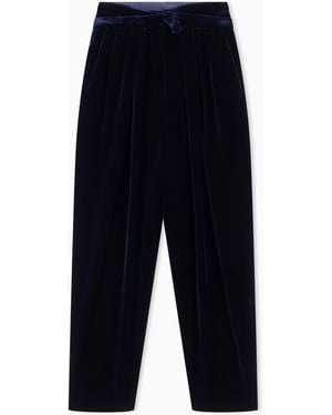Giorgio Armani Pleated Trousers - Blue