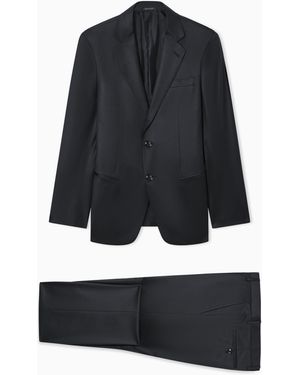 Giorgio Armani Soho Line Single-Breasted Suit - Black
