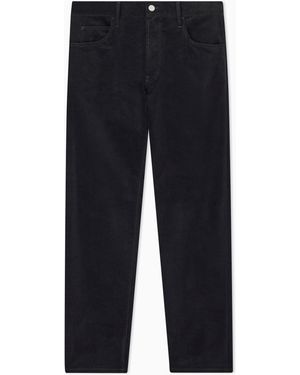 Giorgio Armani Regular-Fit, Five-Pocket Trousers - Black