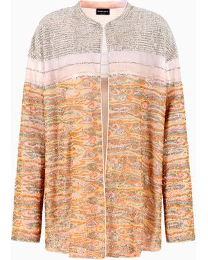 Giorgio Armani Giacca Lunga - Rosa