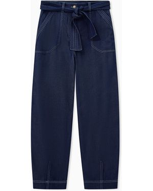 Giorgio Armani Jeans Gamba Ampia - Blu