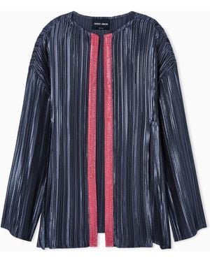 Giorgio Armani Single-Breasted Jacket - Blue