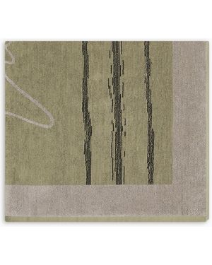 Giorgio Armani Jacquard Cotton Beach Towel - Green