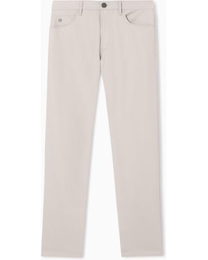 Giorgio Armani Five-Pocket Trousers - White
