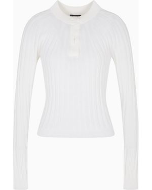 Giorgio Armani Maglia Girocollo - Bianco