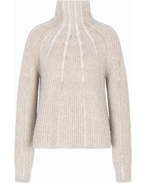 Giorgio Armani Maglia A Collo Alto - Bianco