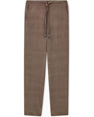 Giorgio Armani Straight Trousers - Brown