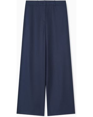 Giorgio Armani Wide-Leg Trousers - Blue