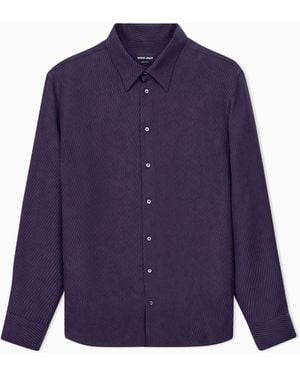 Giorgio Armani Shirt Regular Fit - Purple