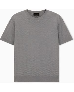 Giorgio Armani Stricktops - Grau