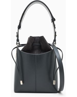 Giorgio Armani Bolso Bombonera Estructurado De Piel Lisa Brillante - Negro