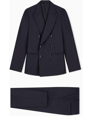 Giorgio Armani Abito Doppiopetto Linea Napoli - Blu
