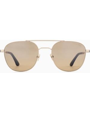 Giorgio Armani Square Sunglasses - White