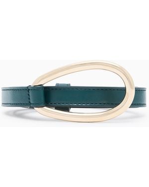 Giorgio Armani Leather Belt - Blue