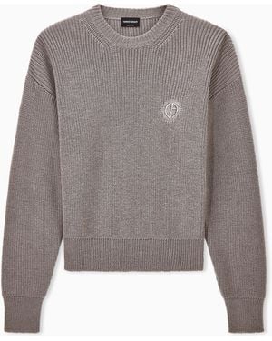 Giorgio Armani Maglione Girocollo - Grigio