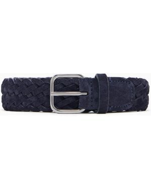Giorgio Armani Tongue Belt - Blue