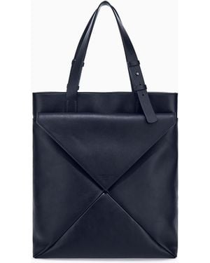 Giorgio Armani Shopper Verticale - Blu