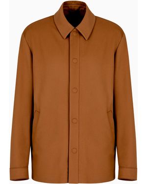 Giorgio Armani Vicuña Shirt Jacket - Brown