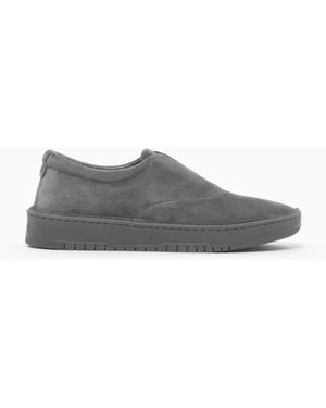 Giorgio Armani Suede Slip-Ons - White