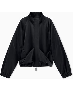 Giorgio Armani Caban Coat - Black