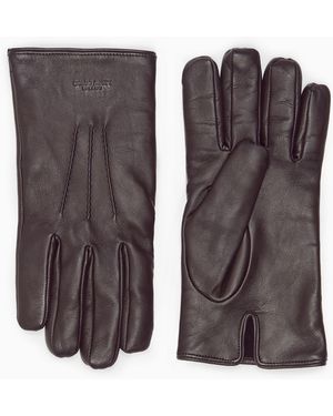 Giorgio Armani Nappa-Leather Gloves - Black