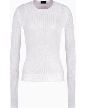 Giorgio Armani Maglia Girocollo - Bianco