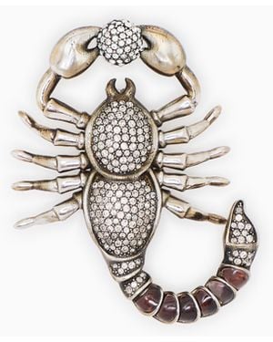 Giorgio Armani Pin - White