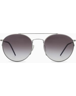 Giorgio Armani Round Sunglasses - Grey