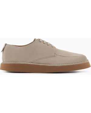 Giorgio Armani Zapatos Derby De Ante - Marrón