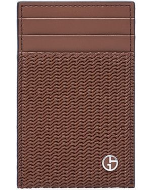Giorgio Armani Card Holder - Brown