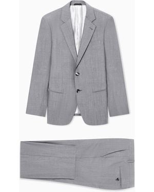 Giorgio Armani Single-Breasted Soho Line Suit - Blue